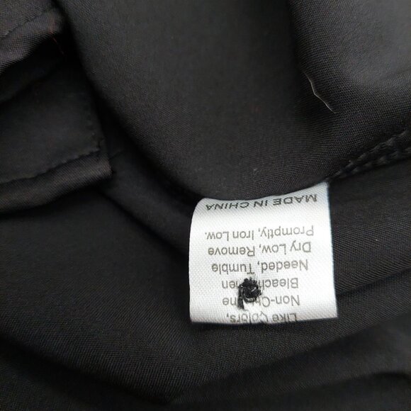 Zeroyaa Shirt Size Large Black Button Down Shirt Pink Floral Design Cowboy NWT - Picture 10 of 12